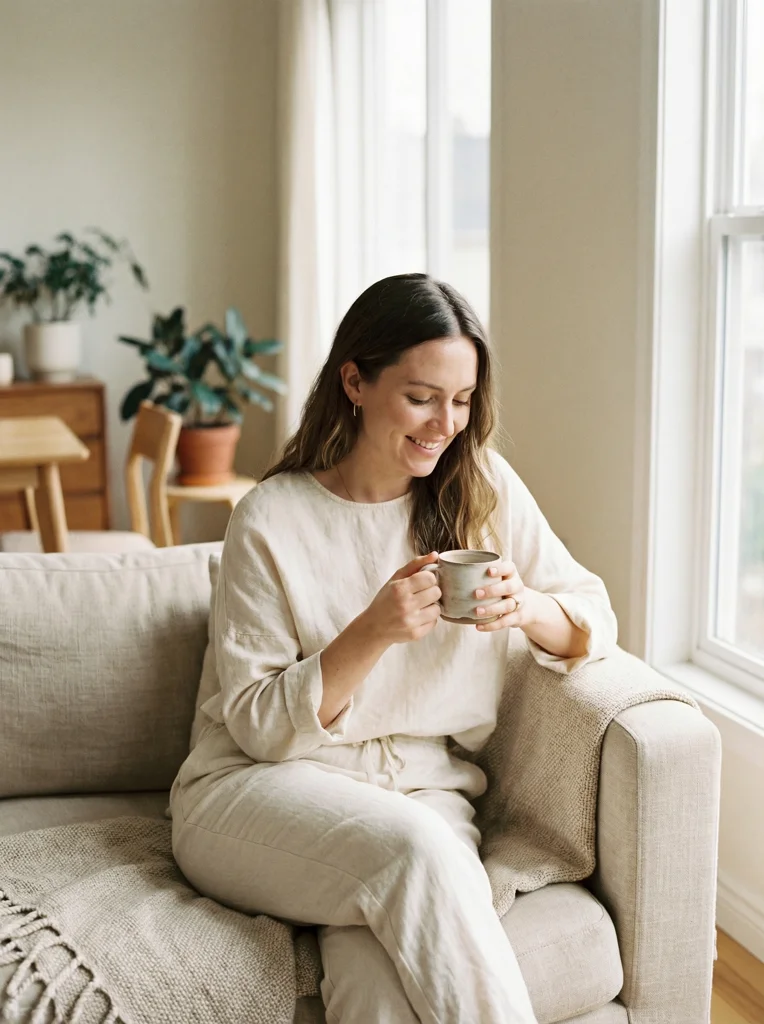 Clara enjoying a quiet morning